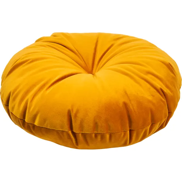 Подушка декоративная Linen Way Solemio 1 37x37 см цвет желтый