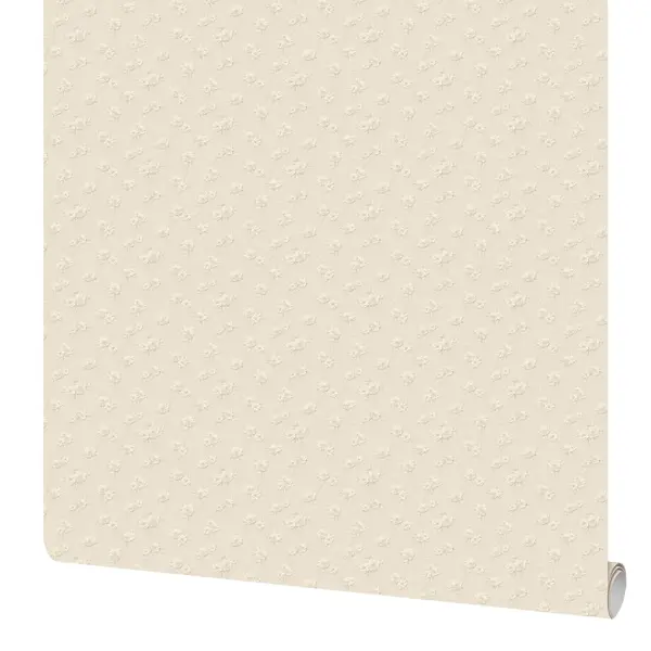 Обои флизелиновые Московская обойная фабрика Ситец бежевые 1.06 м 4269-3