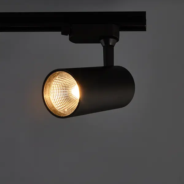 Трековый светильник спот светодиодный Volpe ULB-Q276 25W/3000К 25 Вт 11 м² цвет черный