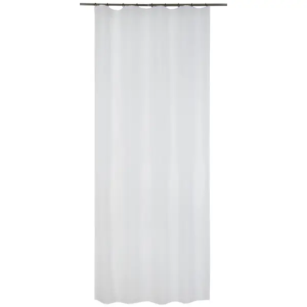 Тюль на ленте Inspire Polyone 140x280 см цвет белый White 0