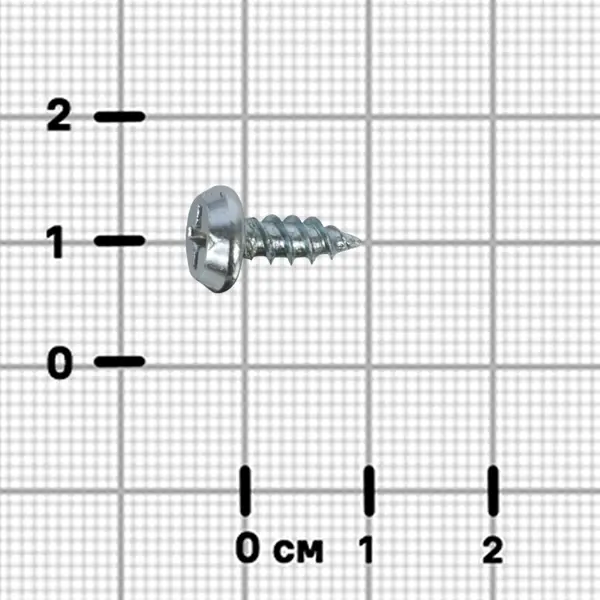 Саморезы по металлу DILWIS оцинкованные 3.5x9.5 мм 100 шт.