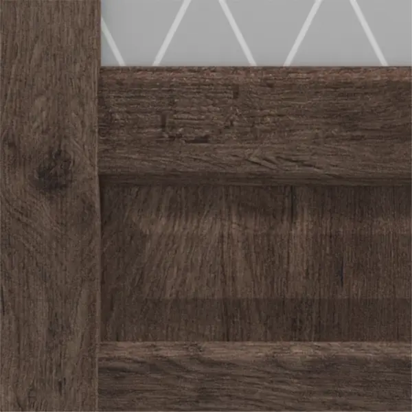 Дверь межкомнатная со стеклом Artens Магнолия 70x200 см ПВХ цвет акация с замком и петлями