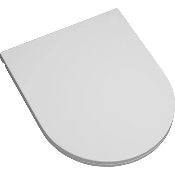 Сиденье для унитаза KONSENSA Lisso с микролифтом цвет белый