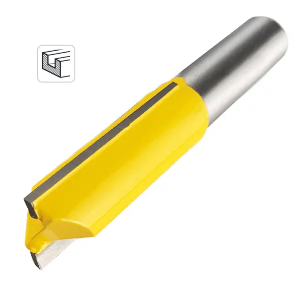 Фреза по дереву пазовая прямая 553321 16x40 мм хвостовик 12 мм