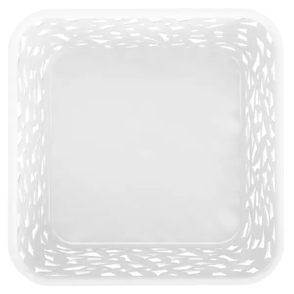 Корзинка универсальная 20.5x20.5x14.5 см xL пластик цвет белый