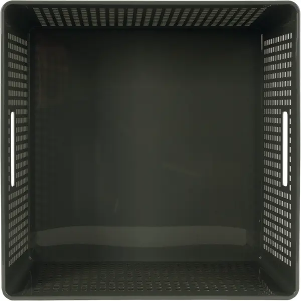 Лоток с крышкой 31x31x15 см 12 л полипропилен цвет серый