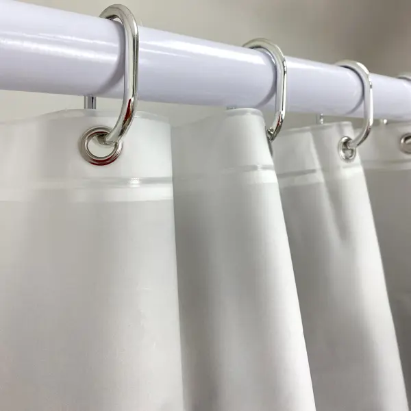 Штора для ванной Lemer Tramatza 180x180 см PEVA цвет белый/серый