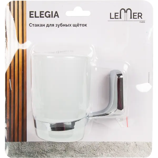 Стакан для зубных щеток Lemer Elegia стекло