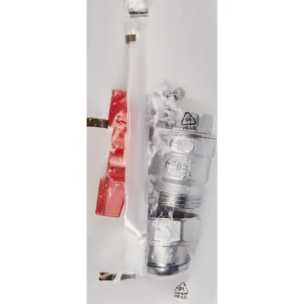 Кран шаровой с американкой прямой Giacomini DN20 PN35 3/4" НР/ВР латунь ручка бабочка