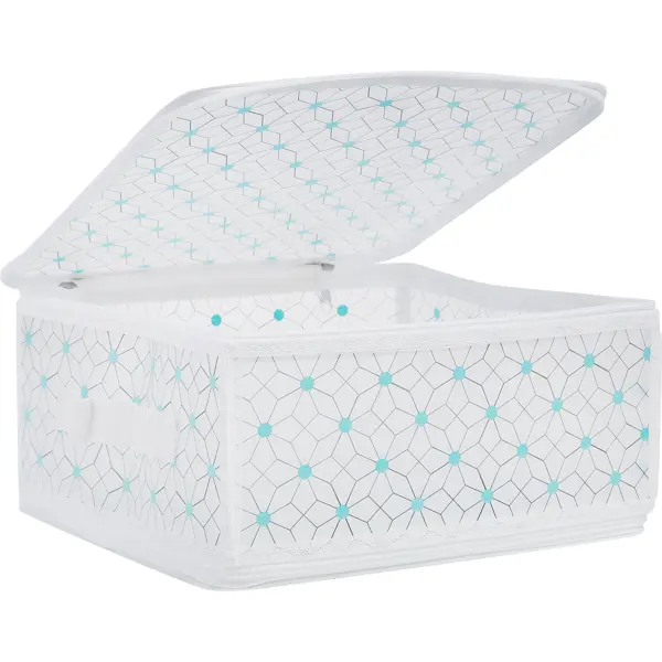 Коробка для хранения с крышкой Handy Home Калейдоскоп 30x15x28 см пластик цвет прозрачный