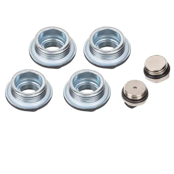 Монтажный комплект для радиаторов Royal Thermo 1"x1/2" сталь черный