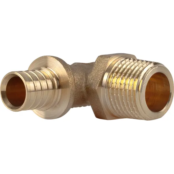 Угол комбинированный 90° Pro Aqua 1/2"x16 мм НР латунь AX3301612