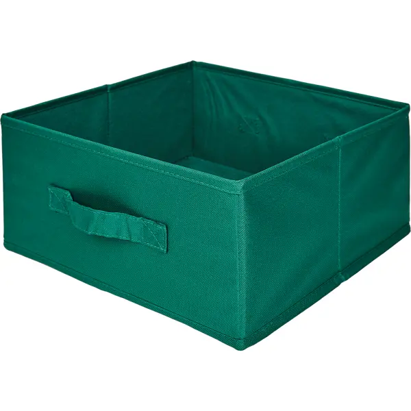 Короб Spaceo KUB 31x31x15 см 14.4 л полиэстер цвет зеленый