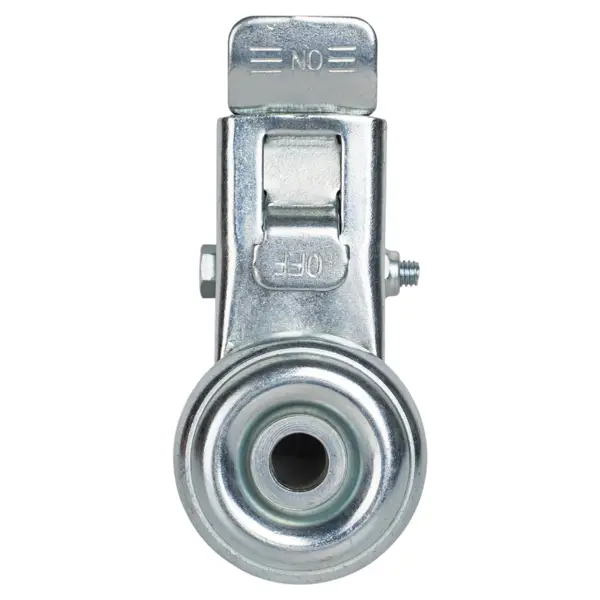 Колесо поворотное с тормозом 75 мм до 50 кг цвет серый