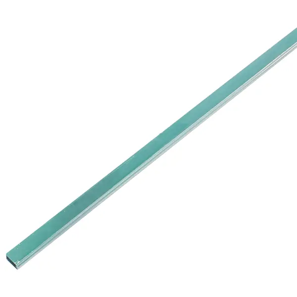 Столб для забора 40x20 мм 2.5 м RAL 6005 зеленый