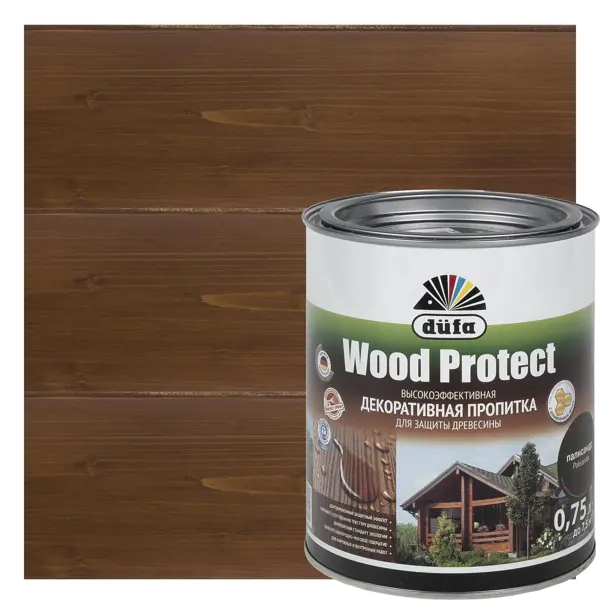 Антисептик Dufa Wood Protect цвет палисандр 0.75 л