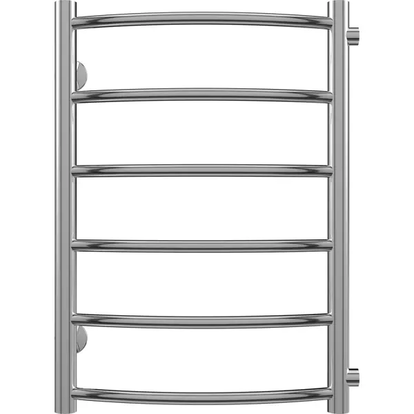 Полотенцесушитель водяной лесенка Equation 50x60 см боковая подводка 1/2"x3/4" нержавеющая сталь цвет хром