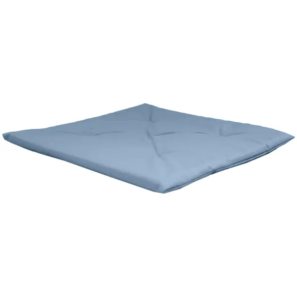 Подушка для стула Linen Way 40x40 см цвет серо-синий