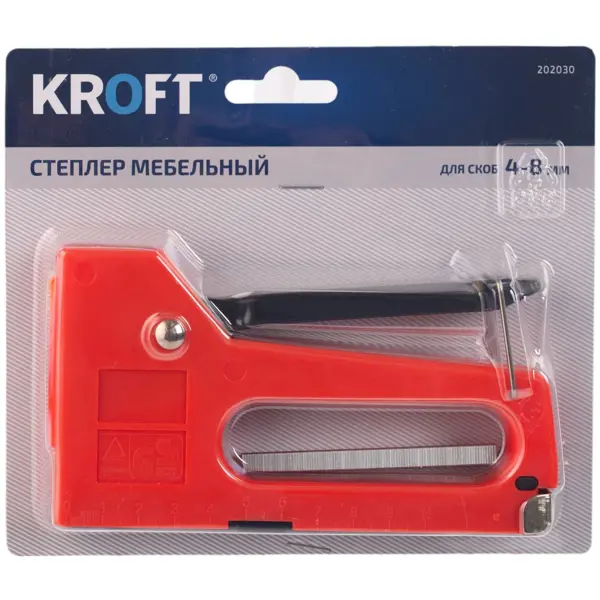 Степлер ручной Kroft 53/4-8 тип скоб 53 4-8 мм