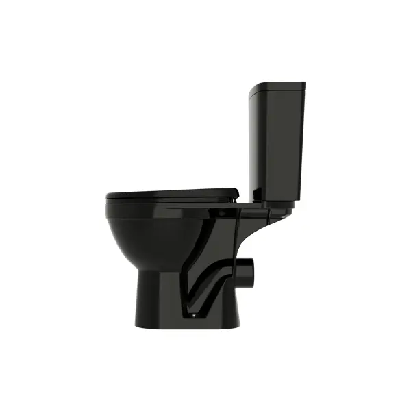 Унитаз-компакт Rosa Фрегат сиденье с микролифтом двойной смыв цвет черный