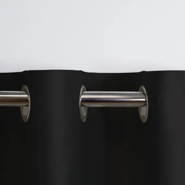 Штора на люверсах димаут 200x280 см цвет серый