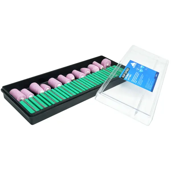 Набор насадок для гравера абразивных Vertextools 0987-5-12, 12 шт.