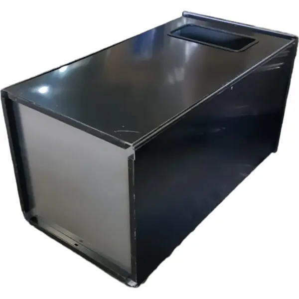 Урна УРП-3 35.6x35.6x67 см металл цвет в ассортименте