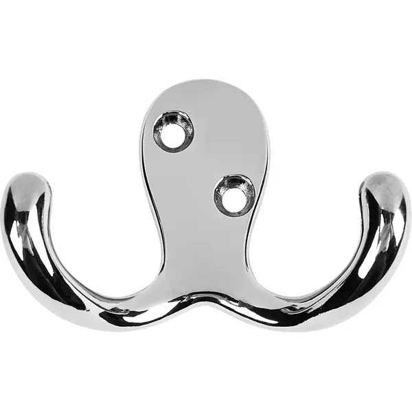 Крючок мебельный 7.1x4.8x2.8 см цвет хром
