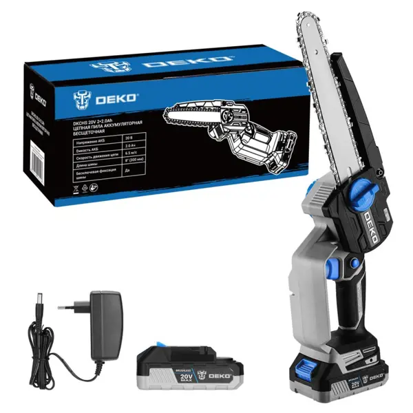 Пила аккумуляторная Deko DKCHS20V 20 В 23.8 см