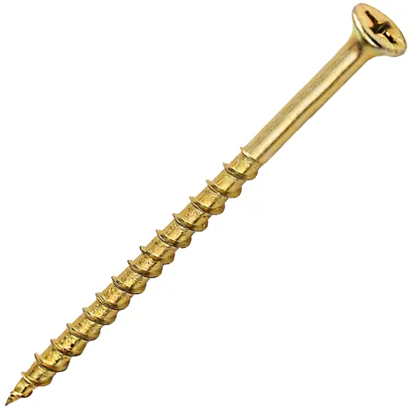 Саморезы по дереву Dilwis потайные острые оцинкованные 4.2x90 мм на вес