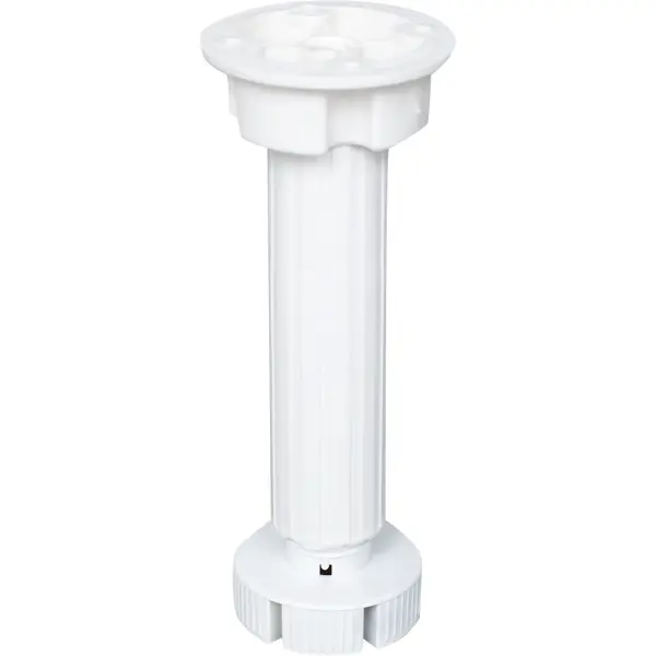 Ножка для мебели круглая Lemax 55 мм высота 150 мм белая 4 шт