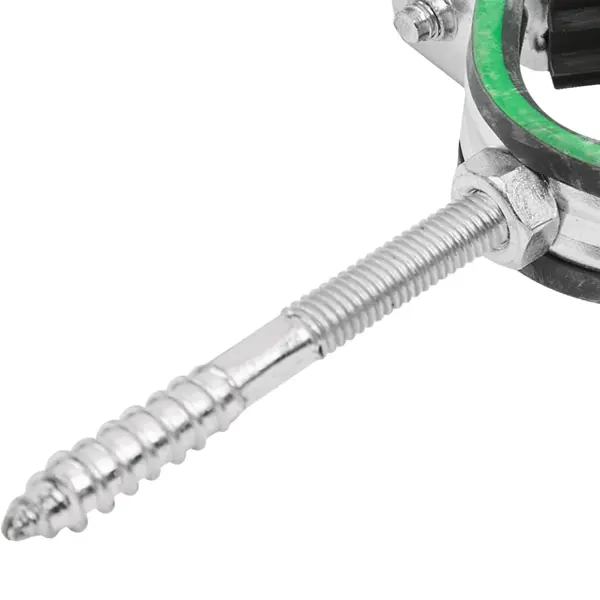 Хомут для труб Mayer 1" ø32-35 мм со шпилькой 8x70 и дюбелем гайка M8