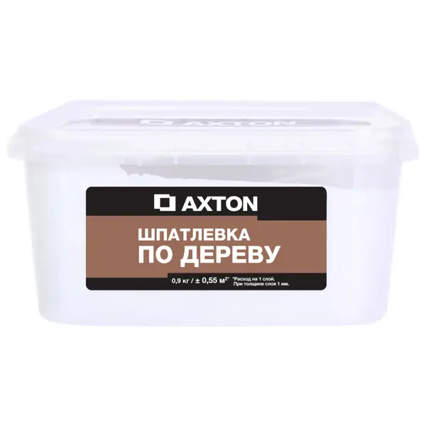 Шпатлёвка Axton для дерева 0.9 кг цвет белый