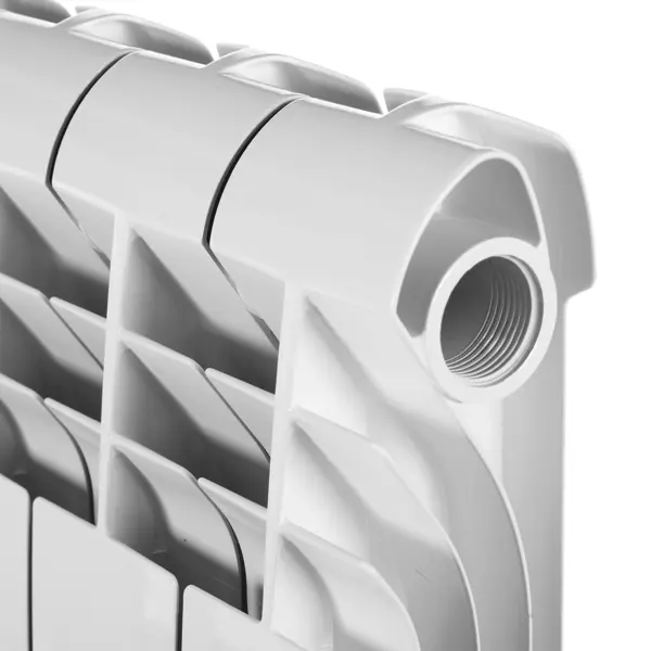 Радиатор секционный Royal Thermo Biliner 500/87 10 секций боковое подключение биметалл серый