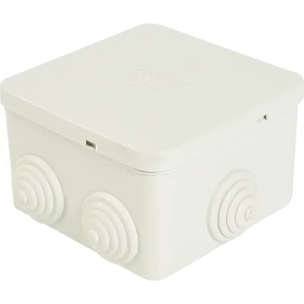 Коробка распределительная Экопласт 85x85x50 мм цвет серый IP44