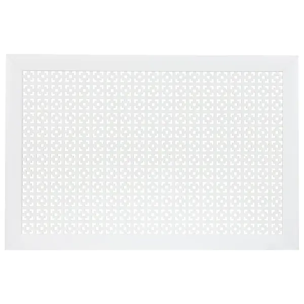 Экран для радиатора Дамаско 90x60 см цвет белый