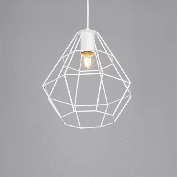 Подвесной светильник Vitaluce Orso white 1 лампа 3м² Е27 цвет белый глянцевый