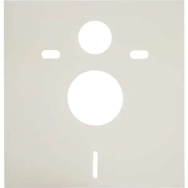 Прокладка универсальная для подвесного унитаза 40x42 см полистирол цвет белый