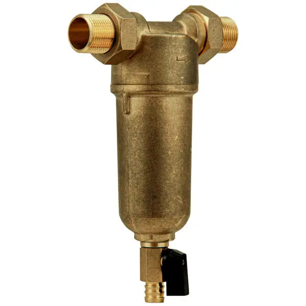 Промывной фильтр для ГВС Посейдон 3/4" НР 100 мкм латунь 13617