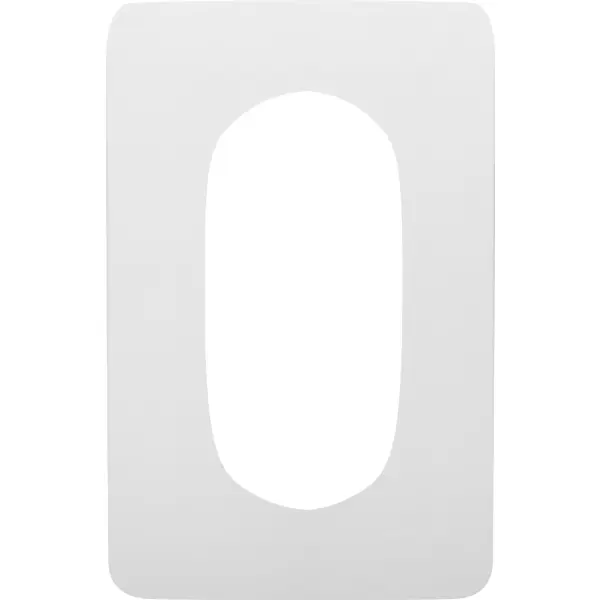 Накладка для розетки №2 2 поста цвет белый