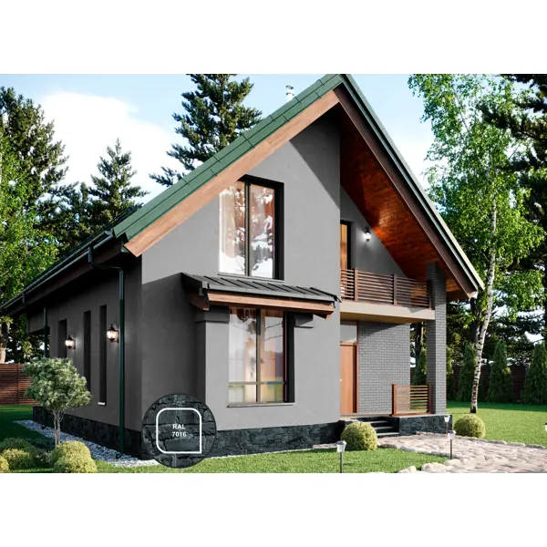 Краска фасадная Dufa Siloxane матовая прозрачная база 3 2.5 л