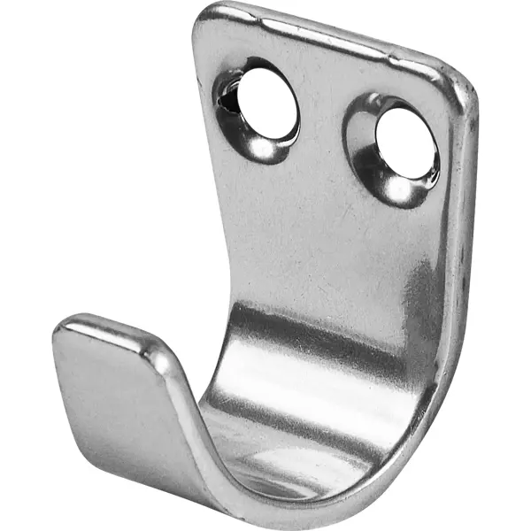 Вешалка настенная №1 1 крючок цвет хром глянцевый