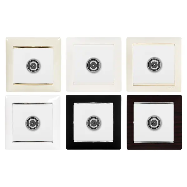 Розетка TV (телевизионная) - Legrand Valena - оконечная - белый