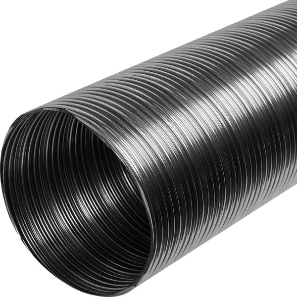 Гибкий дымоход гофрированный 1.5 м D115 мм нержавеющая сталь