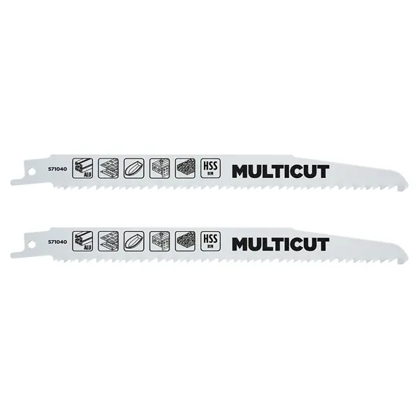 Набор полотен для сабельной пилы по дереву и металлу KWB 571040, 2 шт.