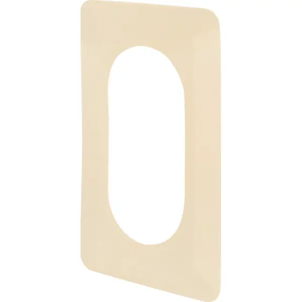 Накладка для розетки №2 2 поста цвет бежевый