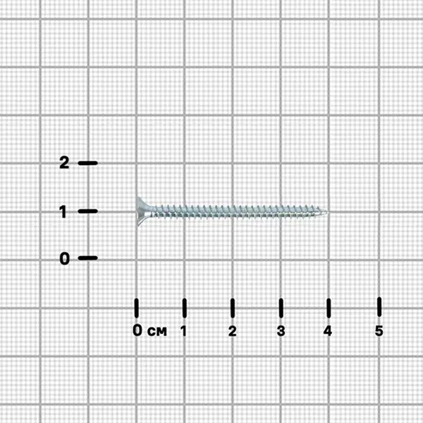 Саморезы универсальные DILWIS потайные острые оцинкованные 3x40 мм 40 шт.