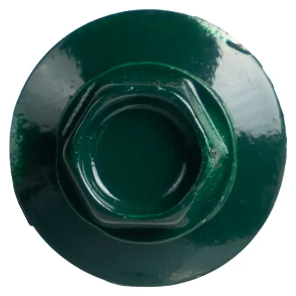 Саморезы кровельные по металлу DILWIS с пресс-шайбой со сверлом 5.5x38 мм RAL 6005 70 шт.