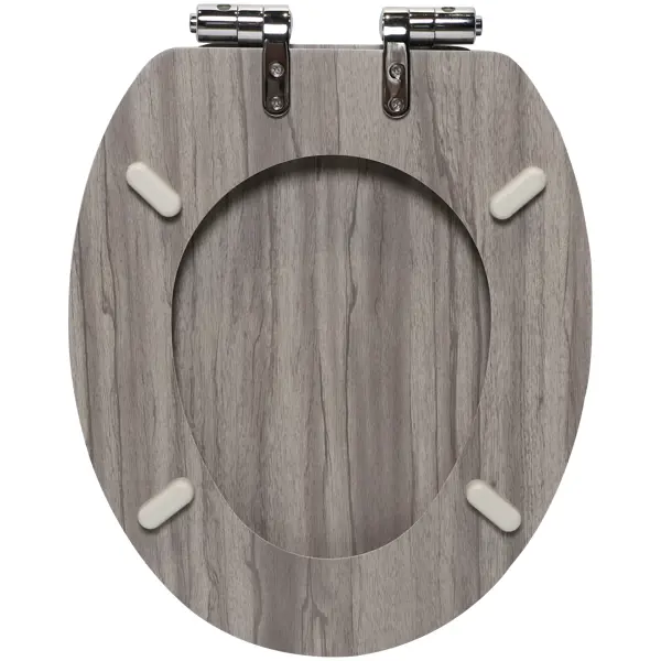 Сиденье для унитаза Sensea Purity овальное цвет серый дуб