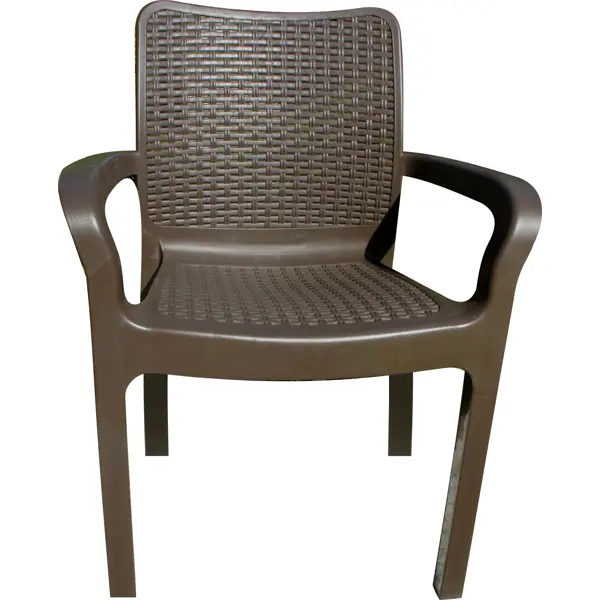 Стул Ingreen Rattan 50.6x58x83.3 см пластик коричневый